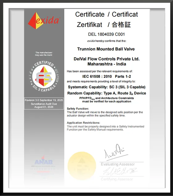 ISO 9001 - Quality Management System certificate