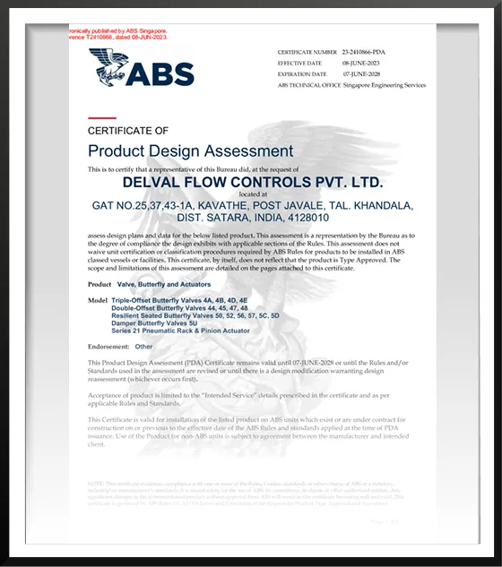 ISO 9001 - Quality Management System certificate