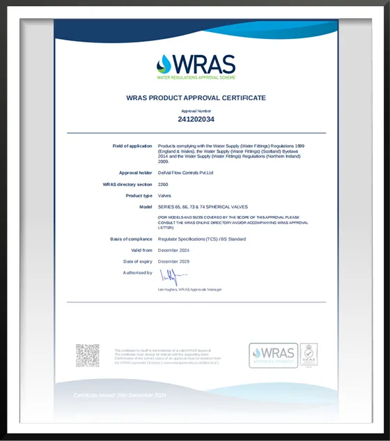 ISO 9001 - Quality Management System certificate